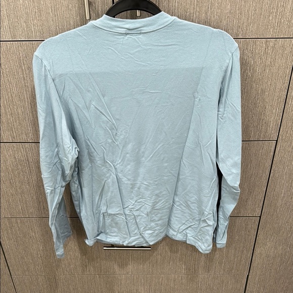 SKIMS Classic Blue Long Sleeve Shirt - Picture 3 of 3